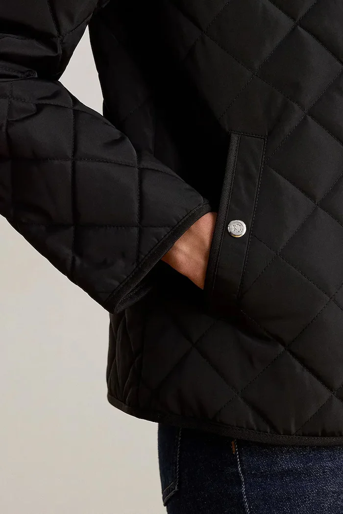 Lauren Ralph Lauren капитонирано яке дамско черно 297979539