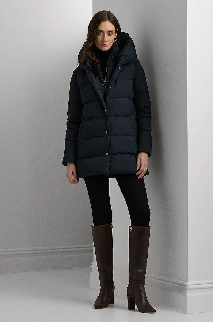 Lauren Ralph Lauren капитонирано яке дамско тъмносиньо 297962420