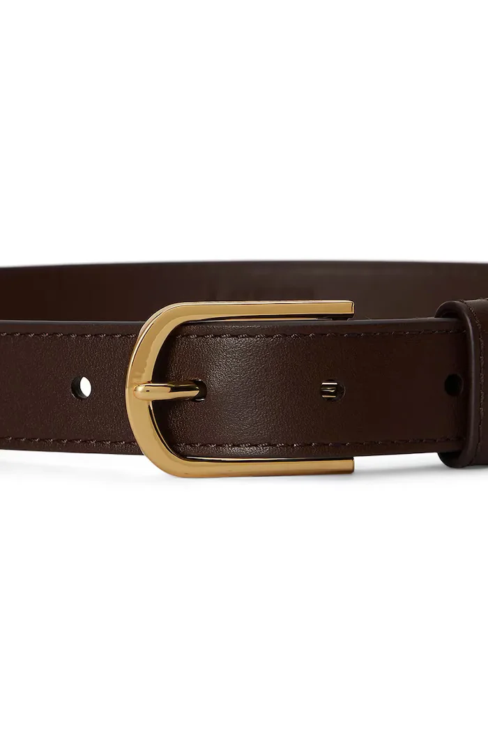Lauren Ralph Lauren колан дамски от кожа кафяв 412P15694