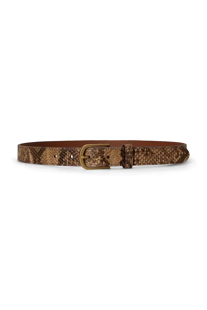 Lauren Ralph Lauren колан дамски от кожа кафяв 412P15695