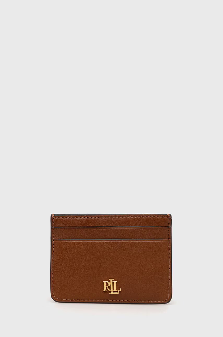 Lauren Ralph Lauren Кожен калъф за карти Lauren Ralph
