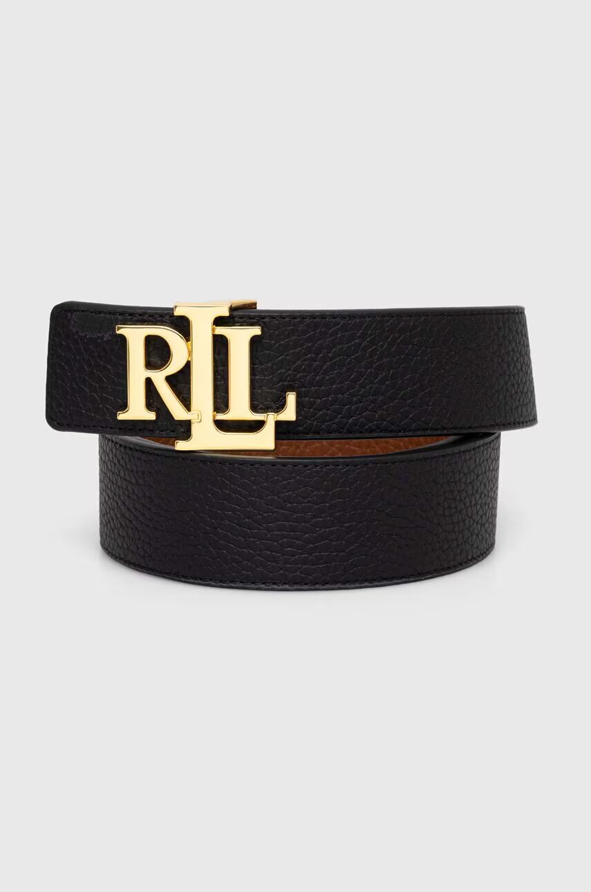 Lauren Ralph Lauren Кожен колан с две лица Lauren Ralph
