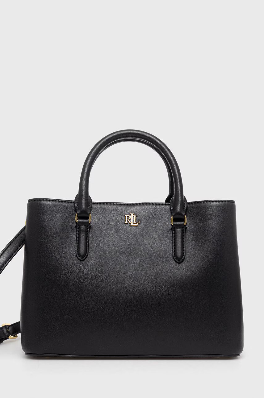 Lauren Ralph Lauren Кожена чанта Lauren Ralph