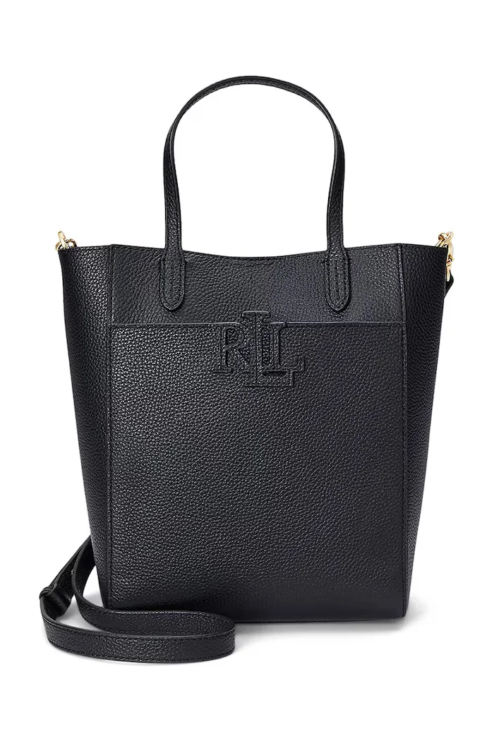 Lauren Ralph Lauren Кожена чанта в черно 431966760
