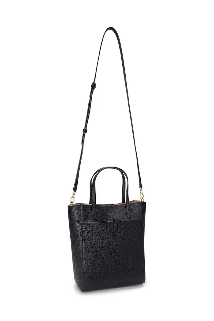 Lauren Ralph Lauren Кожена чанта в черно 431966760