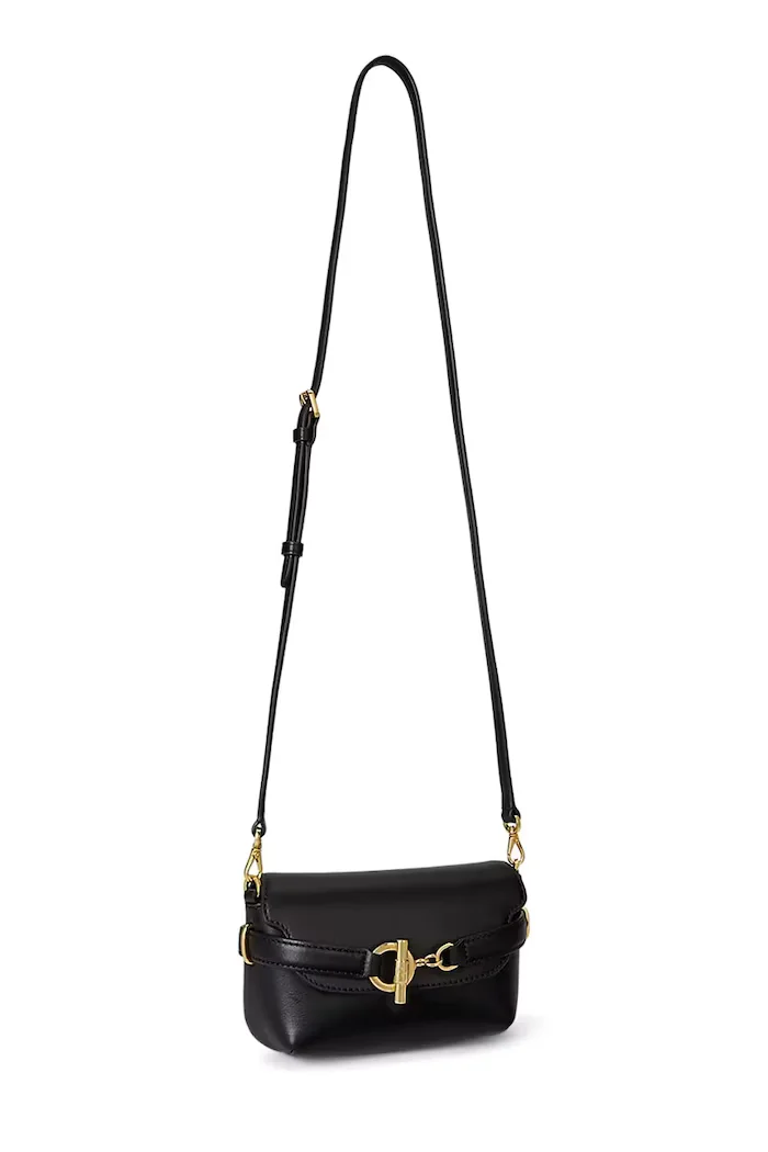 Lauren Ralph Lauren Кожена чанта в черно 431P04297