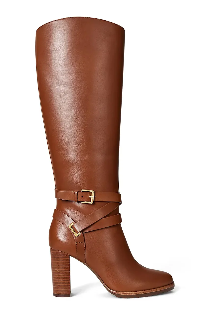 Lauren Ralph Lauren Кожени ботуши Cllns Tl Hl