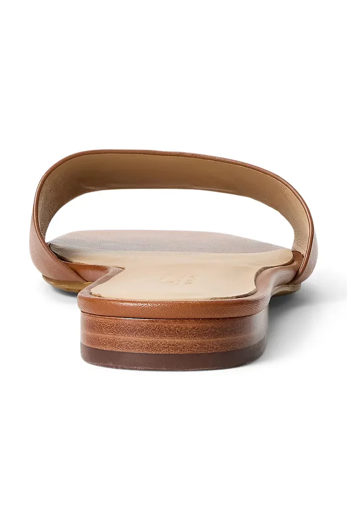 Lauren Ralph Lauren Кожени чехли Everley Sld в кафяво 802959142002
