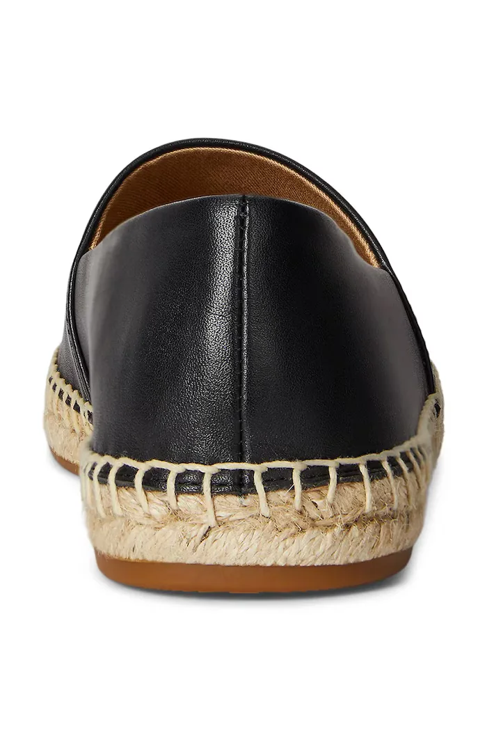 Lauren Ralph Lauren Кожени еспадрили Cameryn Lg 2 в черно 802P04415001