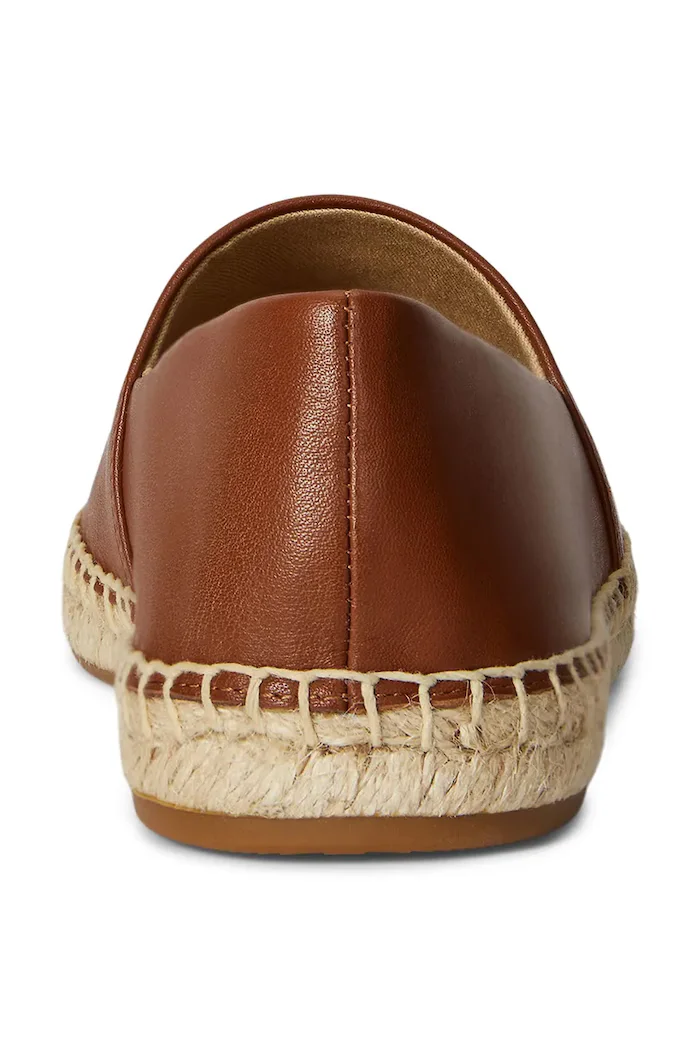 Lauren Ralph Lauren Кожени еспадрили Cameryn Lg 2 в кафяво 802P04415003