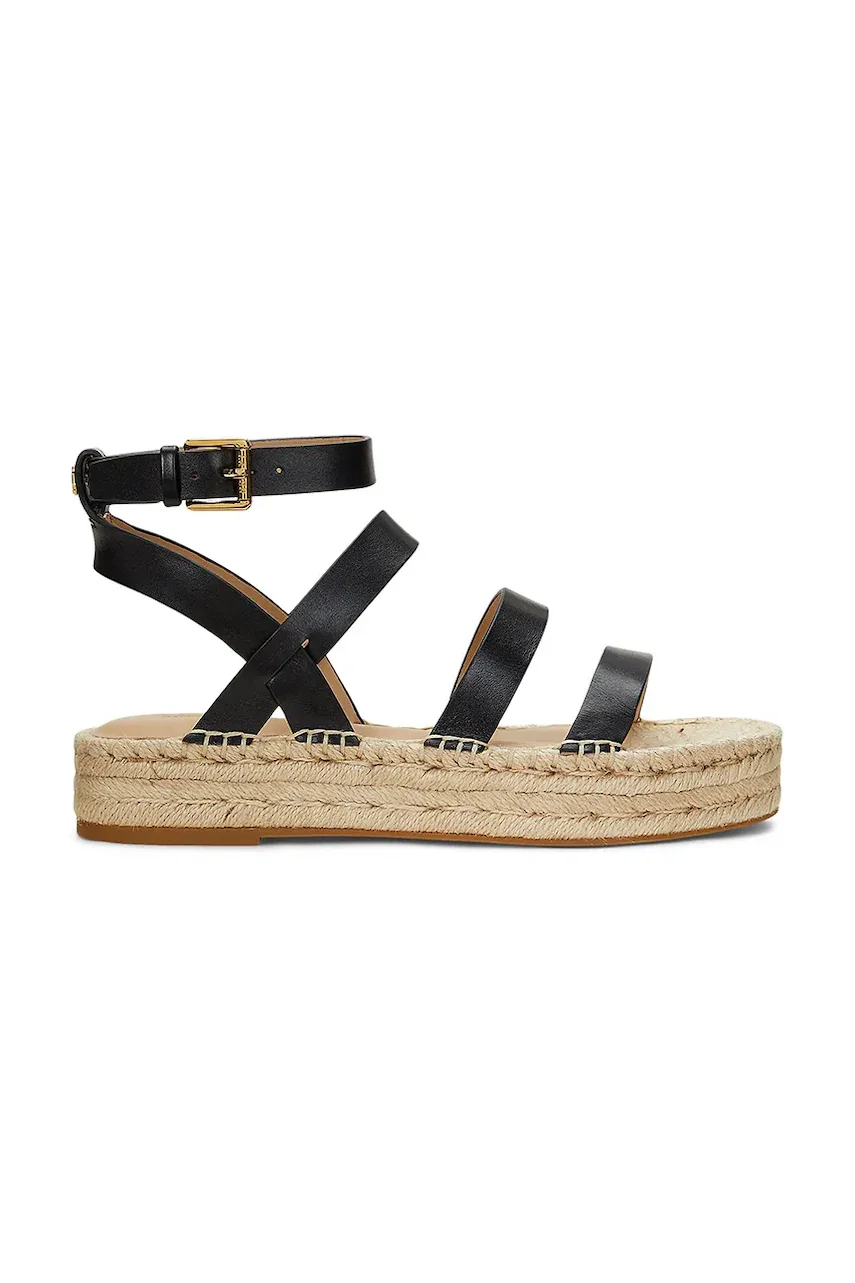 Lauren Ralph Lauren Кожени еспадрили Polly Gldtr
