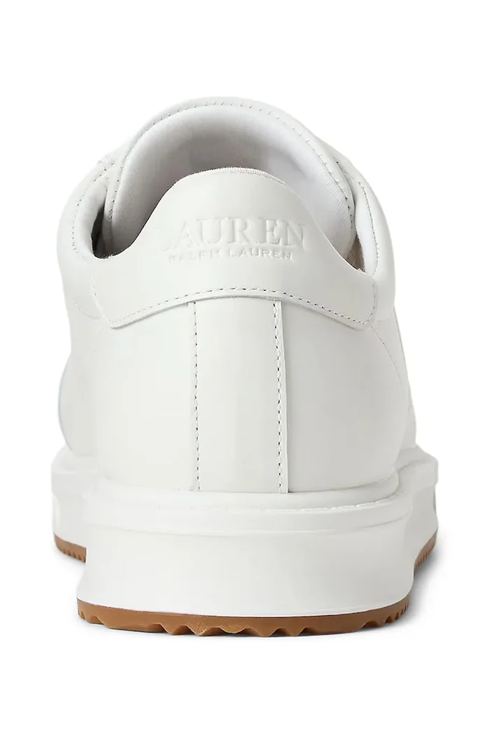 Lauren Ralph Lauren Кожени маратонки Ainsley в бяло 802959228001