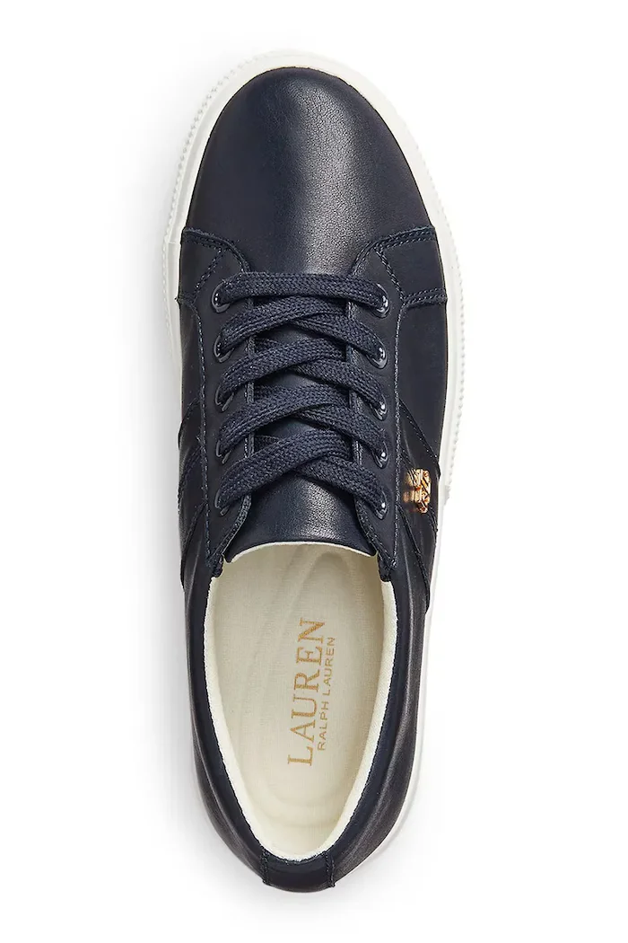 Lauren Ralph Lauren Кожени обувки Janson II в тъмносиньо 802849533001