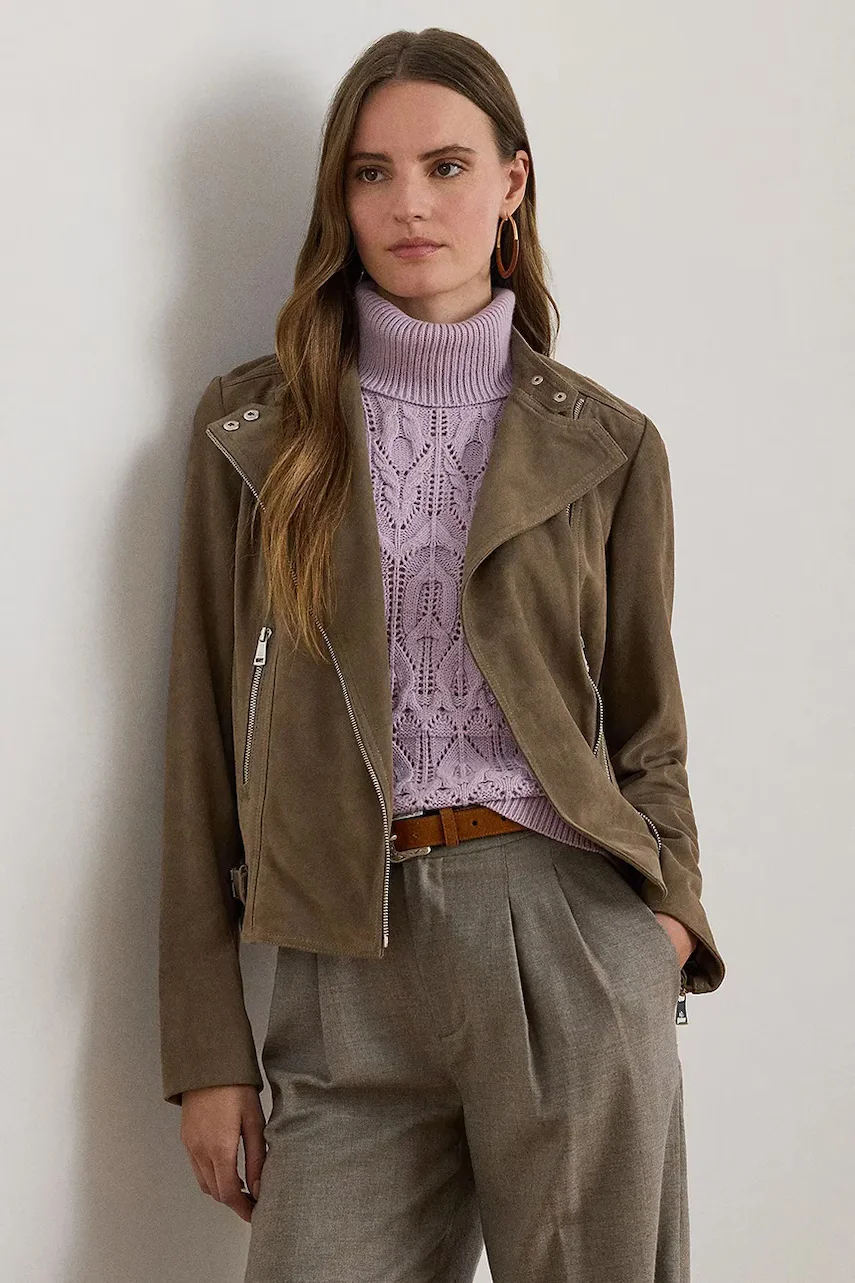 Lauren Ralph Lauren Кожено мотоциклетско яке