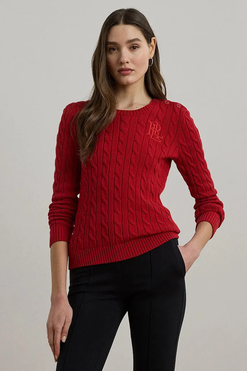 Lauren Ralph Lauren Памучен пуловер