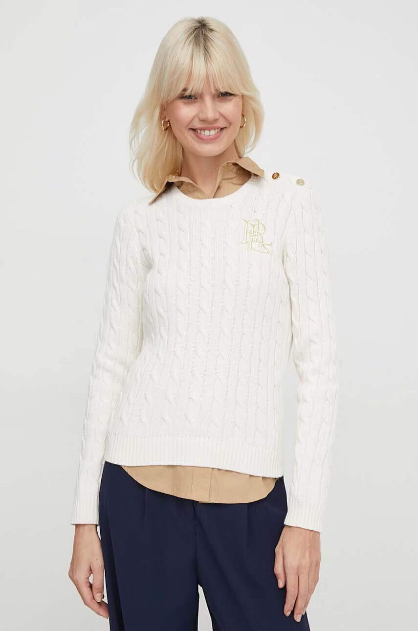 Lauren Ralph Lauren Памучен пуловер Lauren Ralph