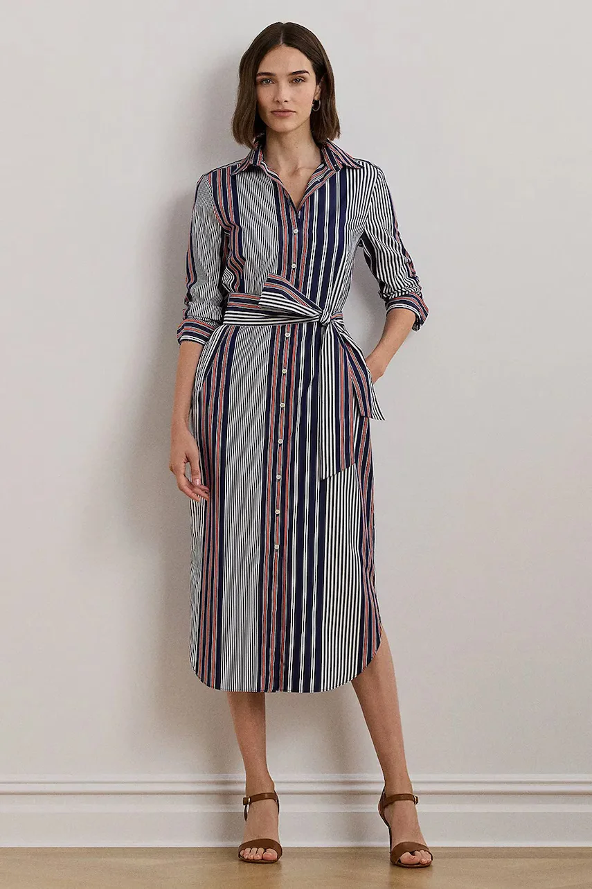 Lauren Ralph Lauren Памучна рокля