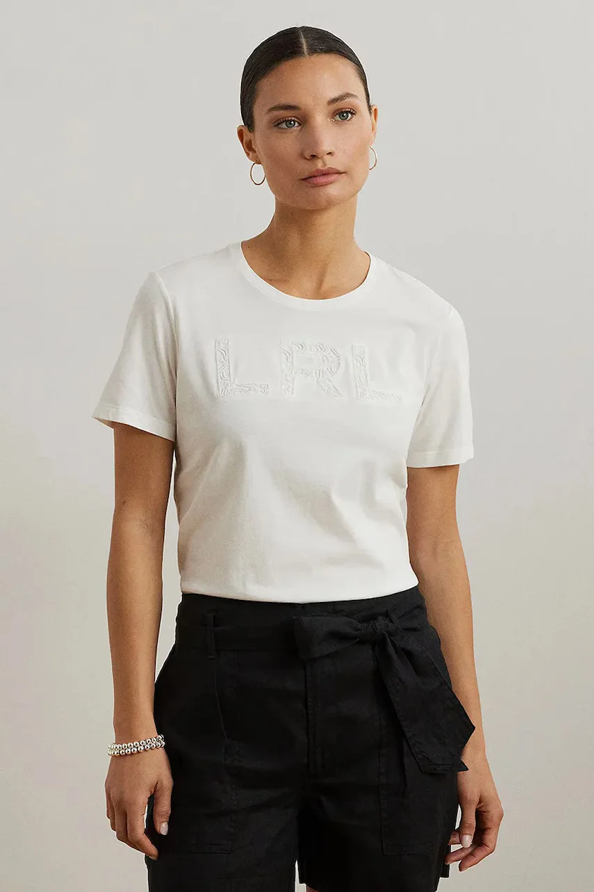 Lauren Ralph Lauren Памучна тениска