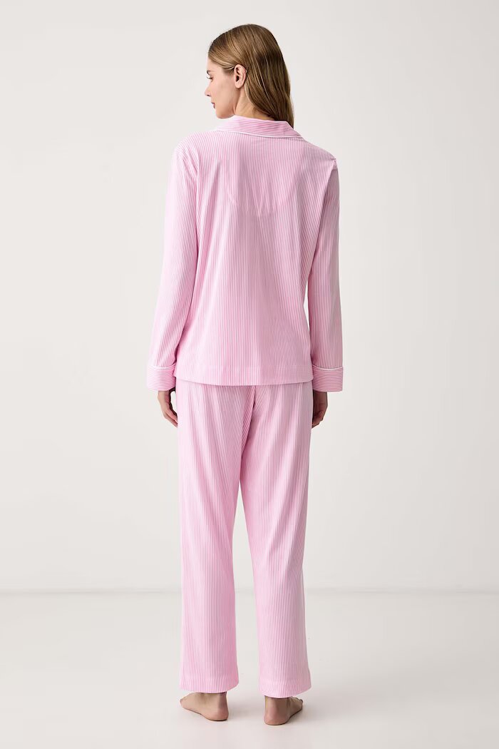 Lauren Ralph Lauren пижама дамска от памук розова I818702