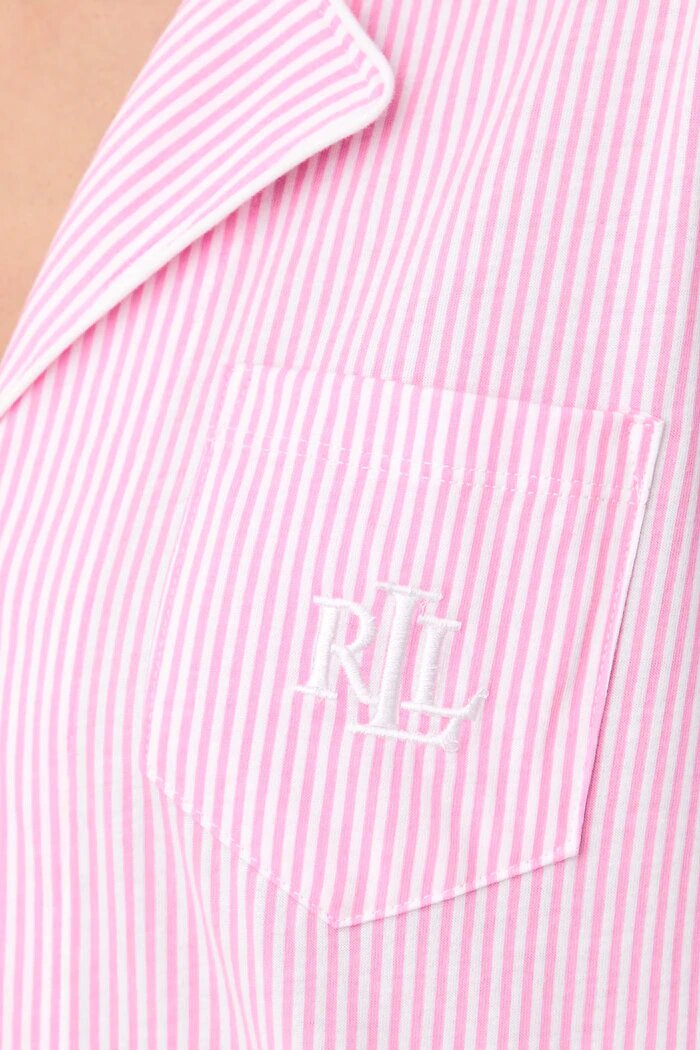 Lauren Ralph Lauren пижама дамска от памук розова I818702