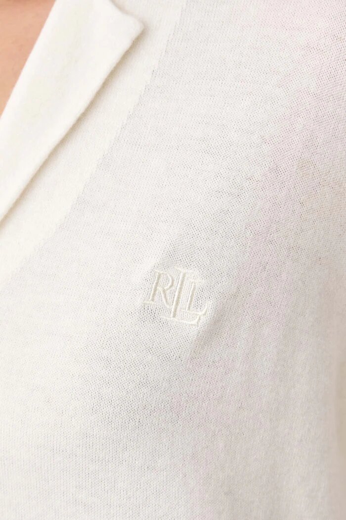 Lauren Ralph Lauren пижама дамска с добавен кашмир бежова ILN92543