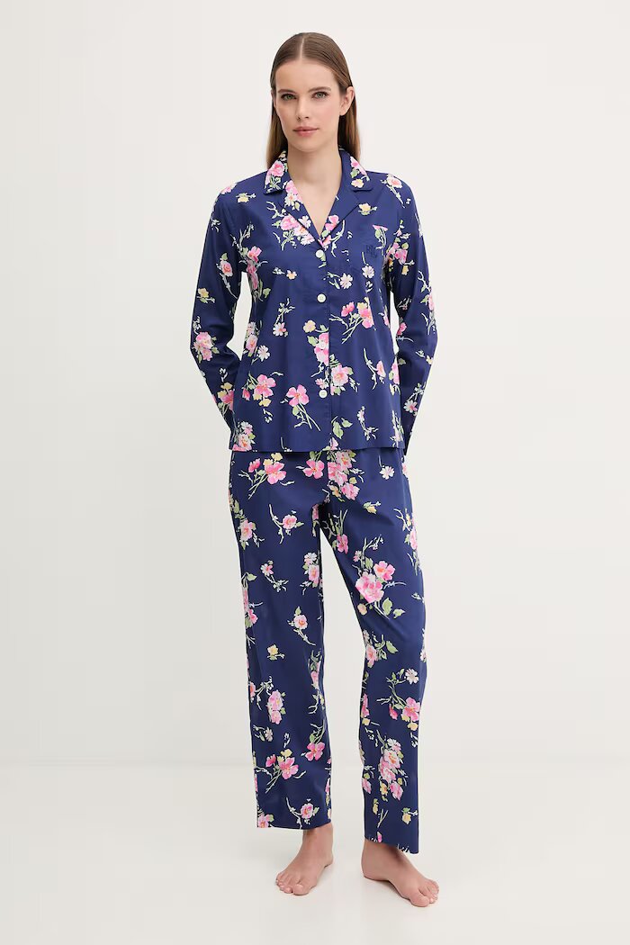Lauren Ralph Lauren Пижама дамска в тъмносиньо ILN92499