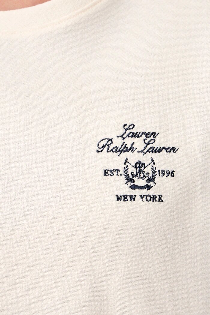 Lauren Ralph Lauren пижама от две части дамска от памук бежова ILN12568