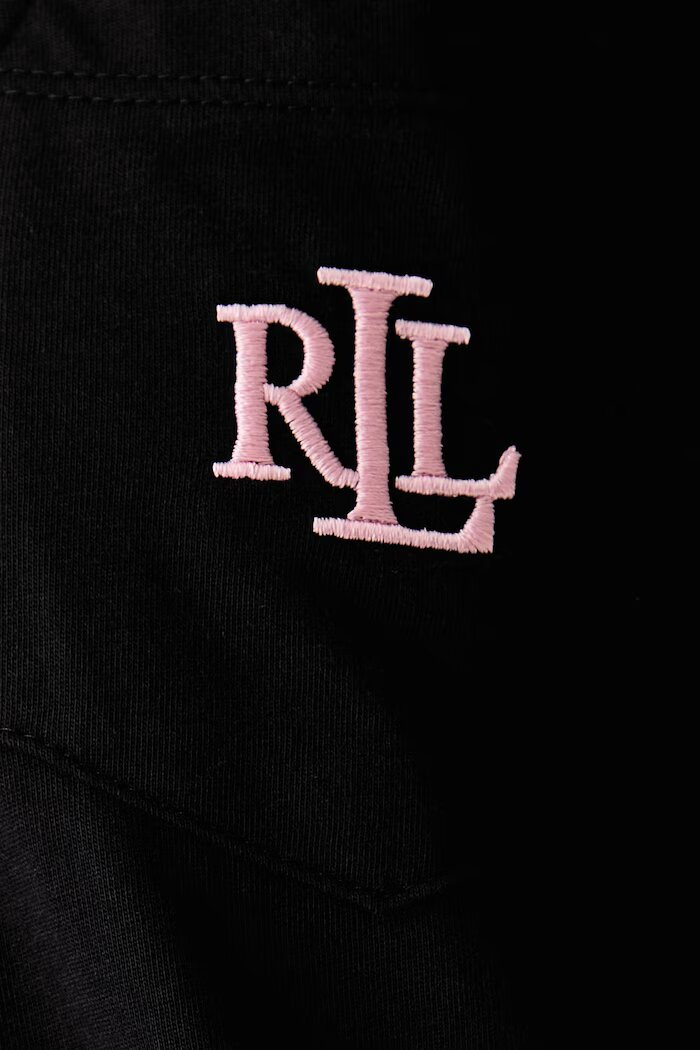 Lauren Ralph Lauren пижама от две части дамска с памук черна ILN92528