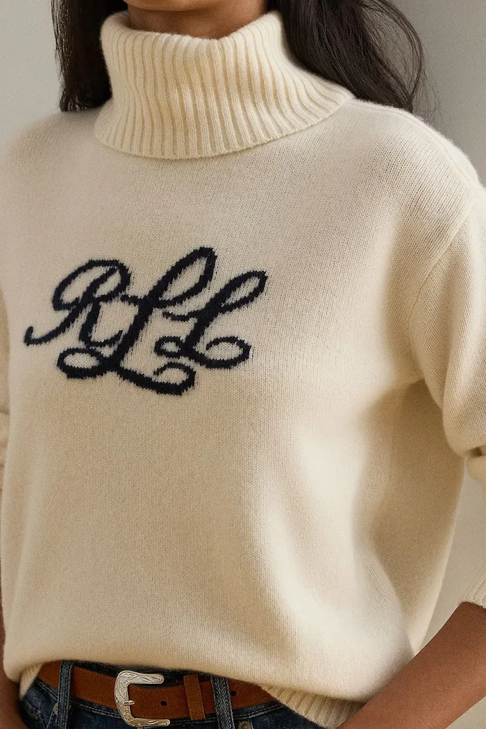 Lauren Ralph Lauren поло дамско от кашмир бежово 200P03372