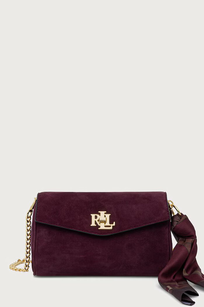 Lauren Ralph Lauren портфейл дамски от кожа бордо 432P18554