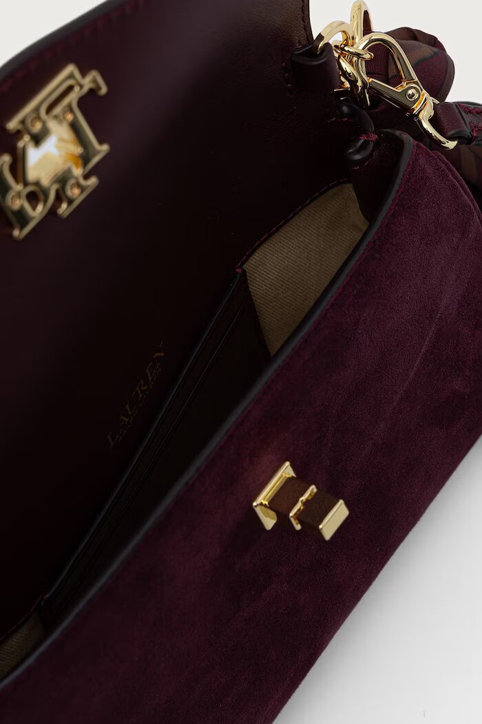 Lauren Ralph Lauren портфейл дамски от кожа бордо 432P18554