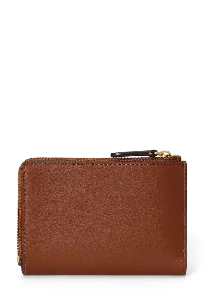 Lauren Ralph Lauren портфейл дамски от кожа кафяв 432P16735