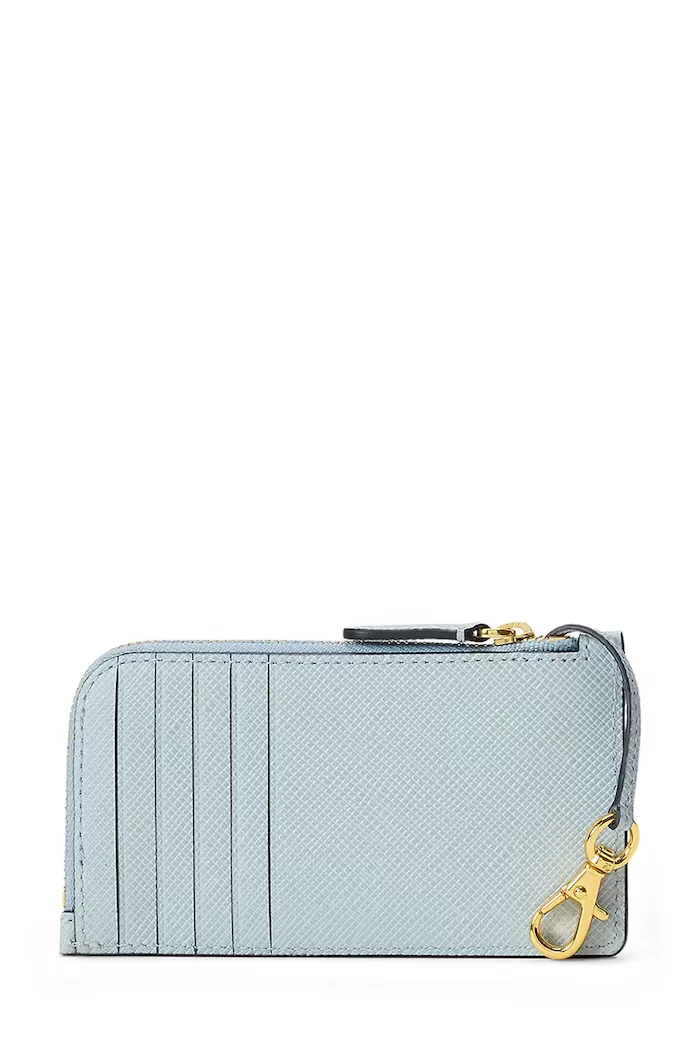 Lauren Ralph Lauren портфейл дамски от кожа син 432P10422