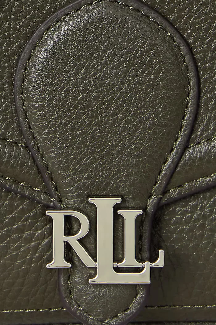 Lauren Ralph Lauren портфейл дамски от кожа зелен 432977374