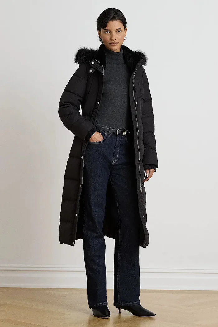 Lauren Ralph Lauren пухено яке дамско черно 297P23454