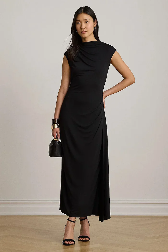 Lauren Ralph Lauren рокля черна 200P13958