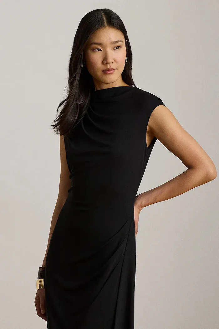 Lauren Ralph Lauren рокля черна 200P13958