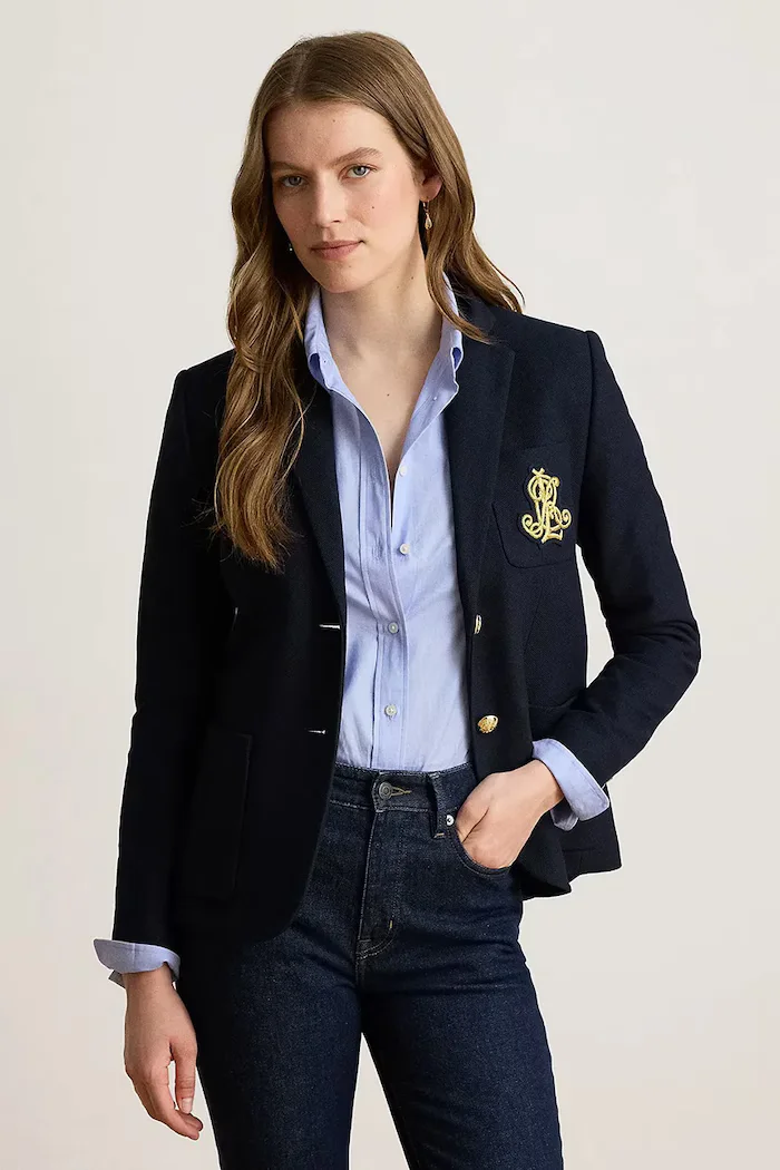 Lauren Ralph Lauren Сако Lauren Ralph в тъмносиньо 200797305005