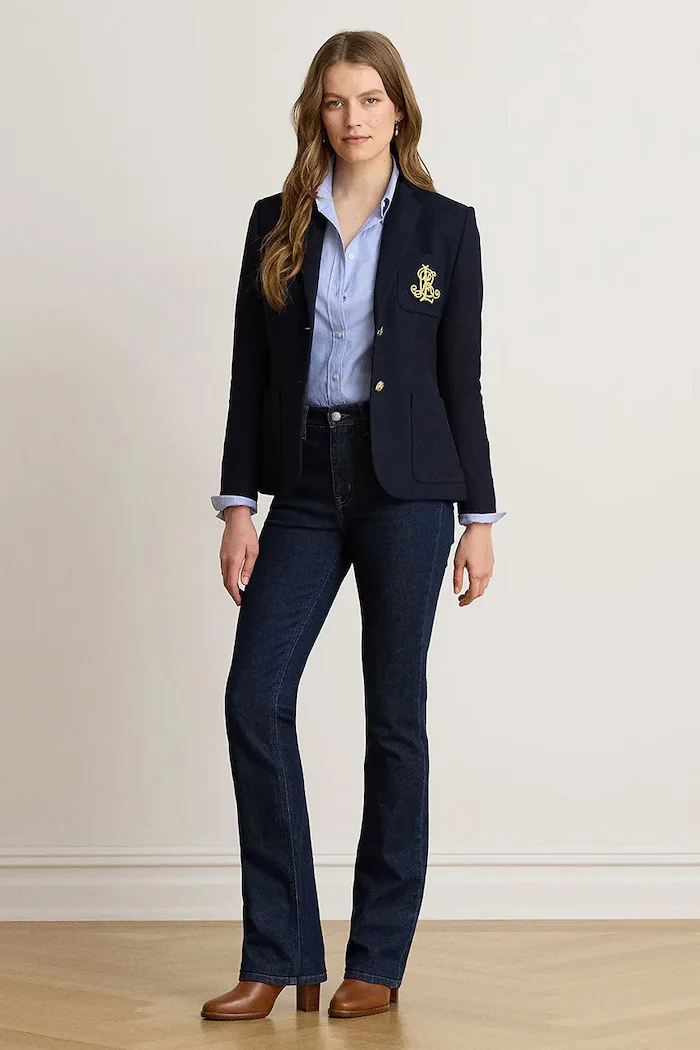 Lauren Ralph Lauren Сако Lauren Ralph в тъмносиньо 200797305005