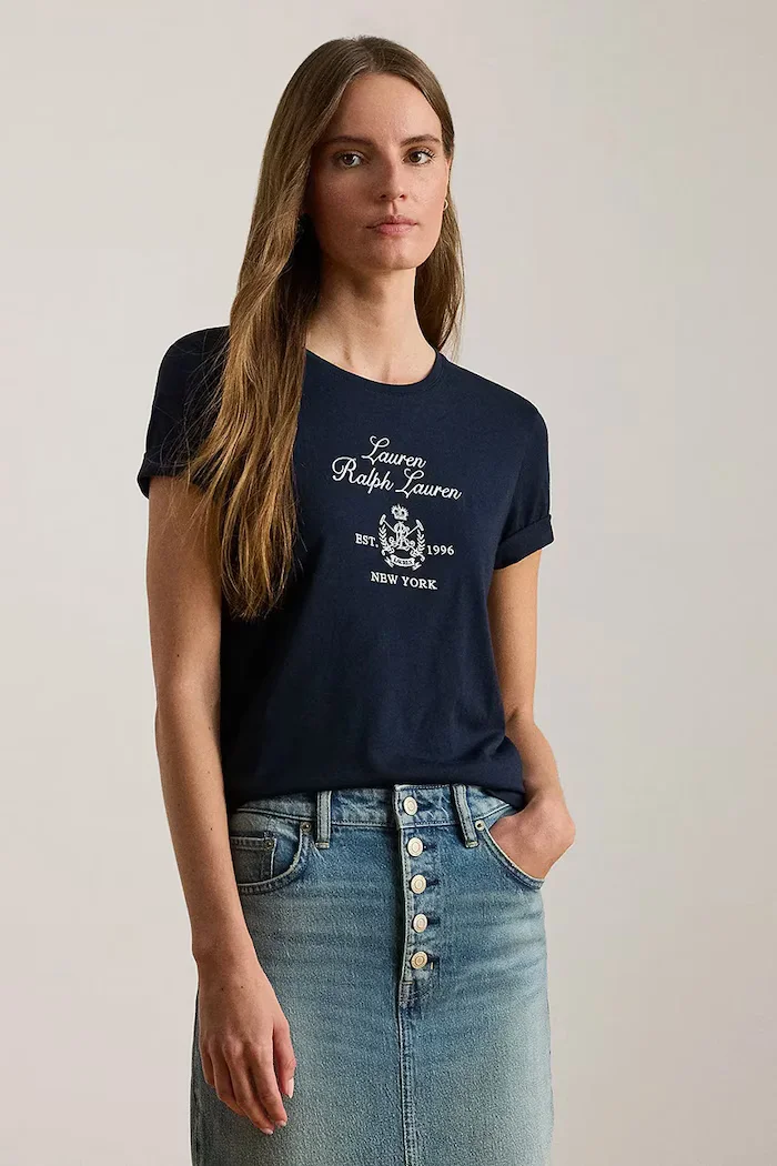 Lauren Ralph Lauren Тениска дамска в тъмносиньо 200P03725
