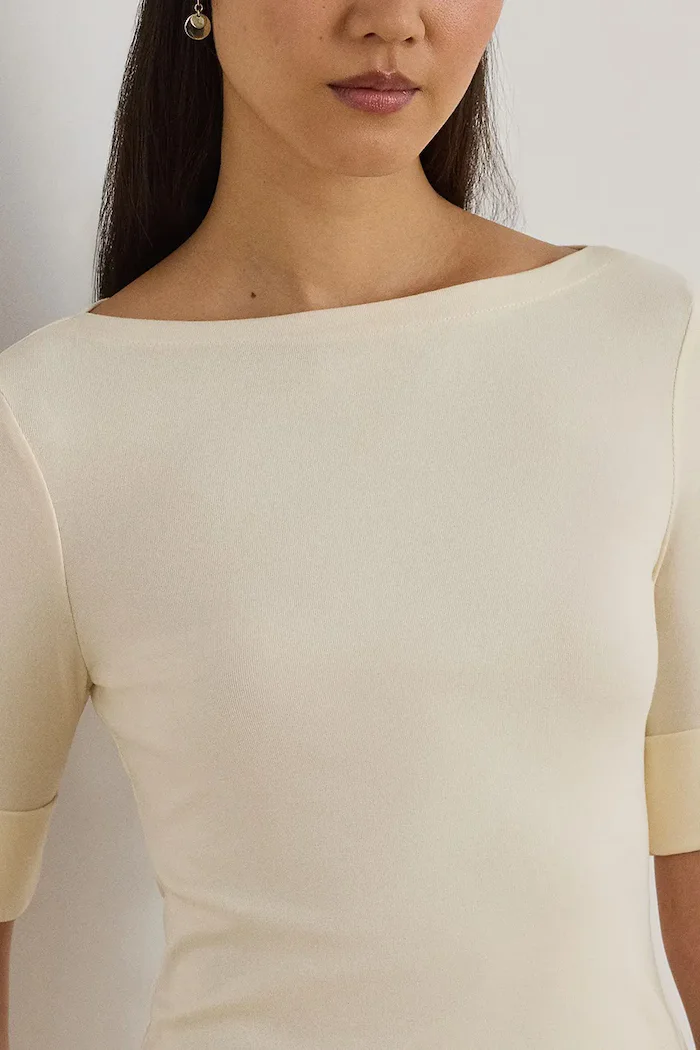 Lauren Ralph Lauren Тениска дамски в бежово