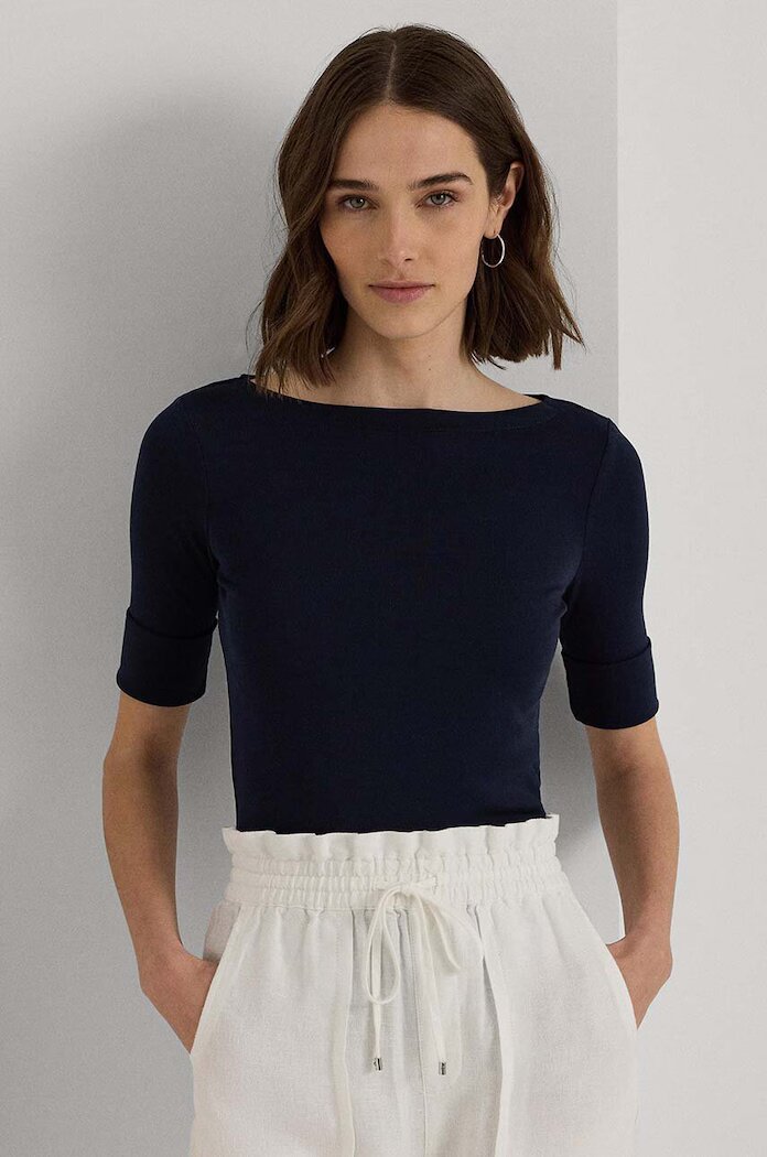 Lauren Ralph Lauren Тениска Lauren Ralph в тъмносиньо 200654963079