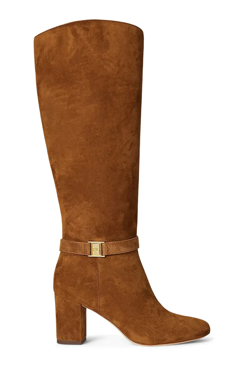 Lauren Ralph Lauren Велурени ботуши Kellie Tl Hl