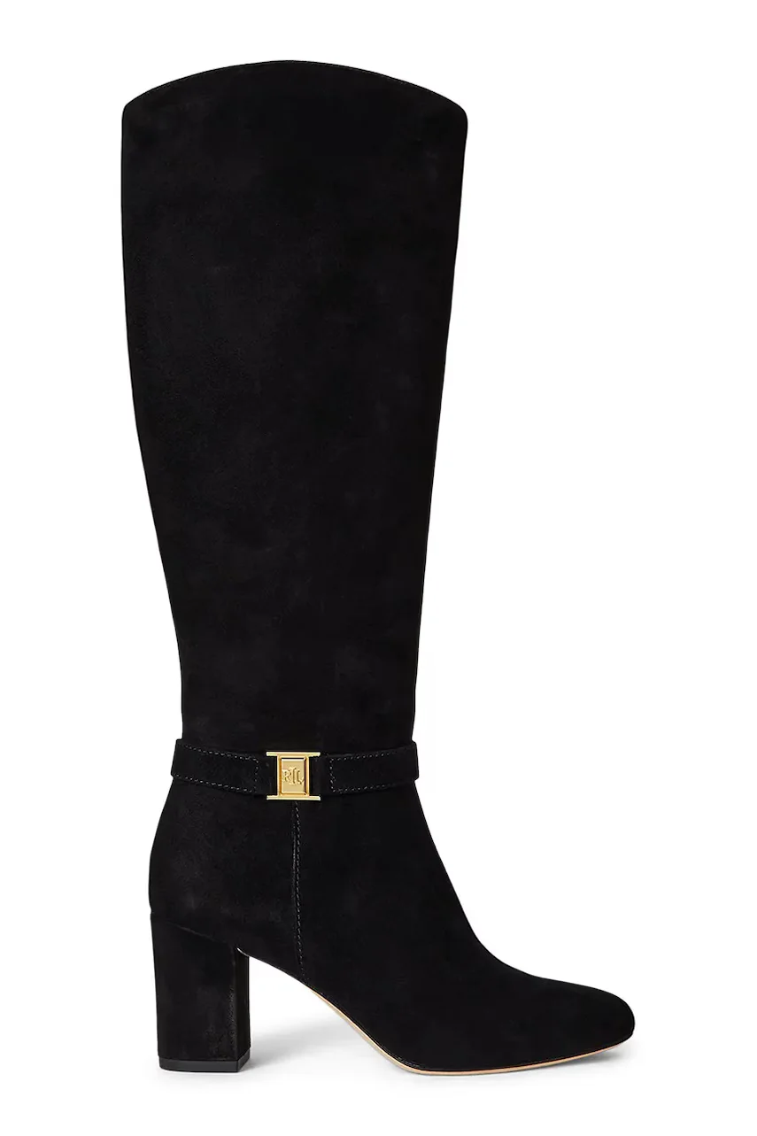 Lauren Ralph Lauren Велурени ботуши Kellie Tl Hl