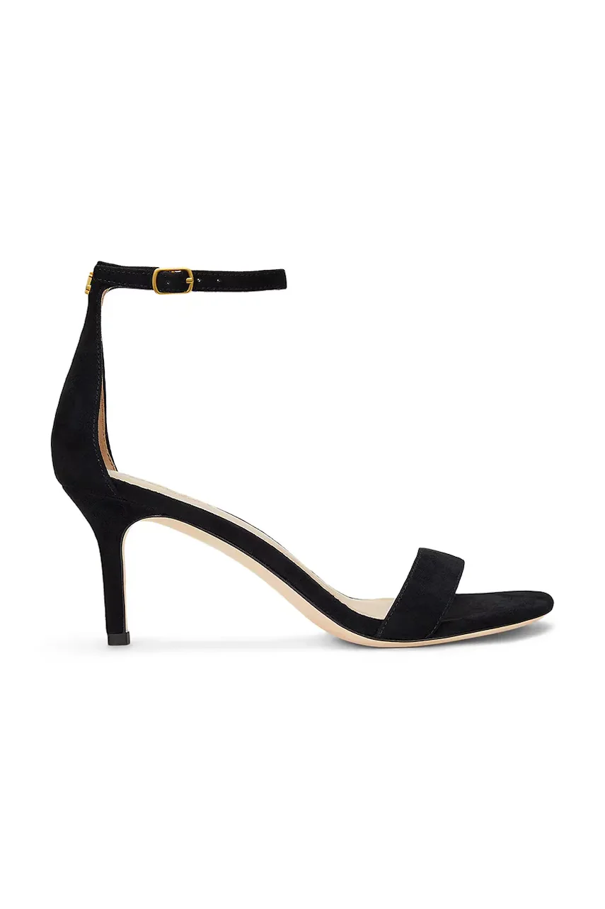 Lauren Ralph Lauren Велурени сандали Allie Mid