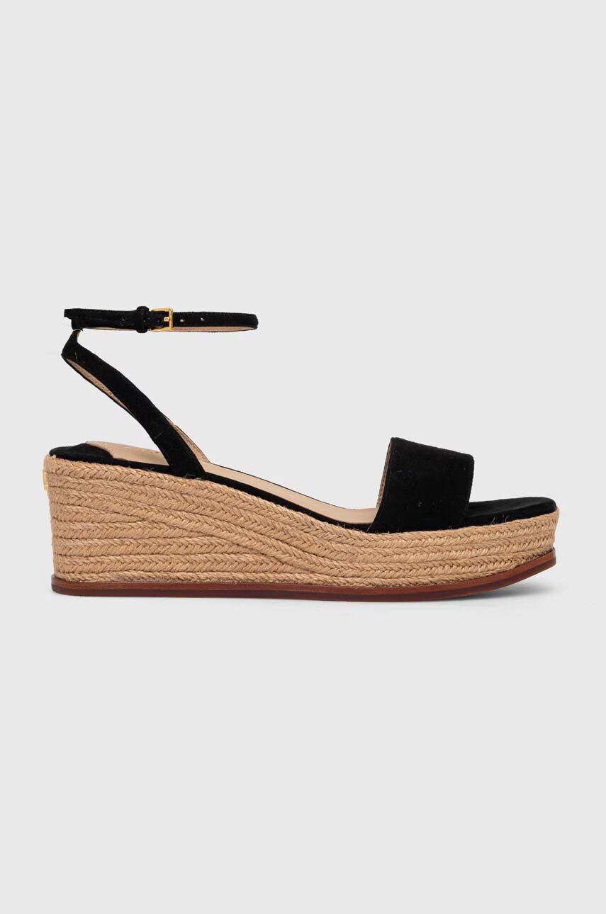 Lauren Ralph Lauren Велурени сандали Lauren Ralph Leona