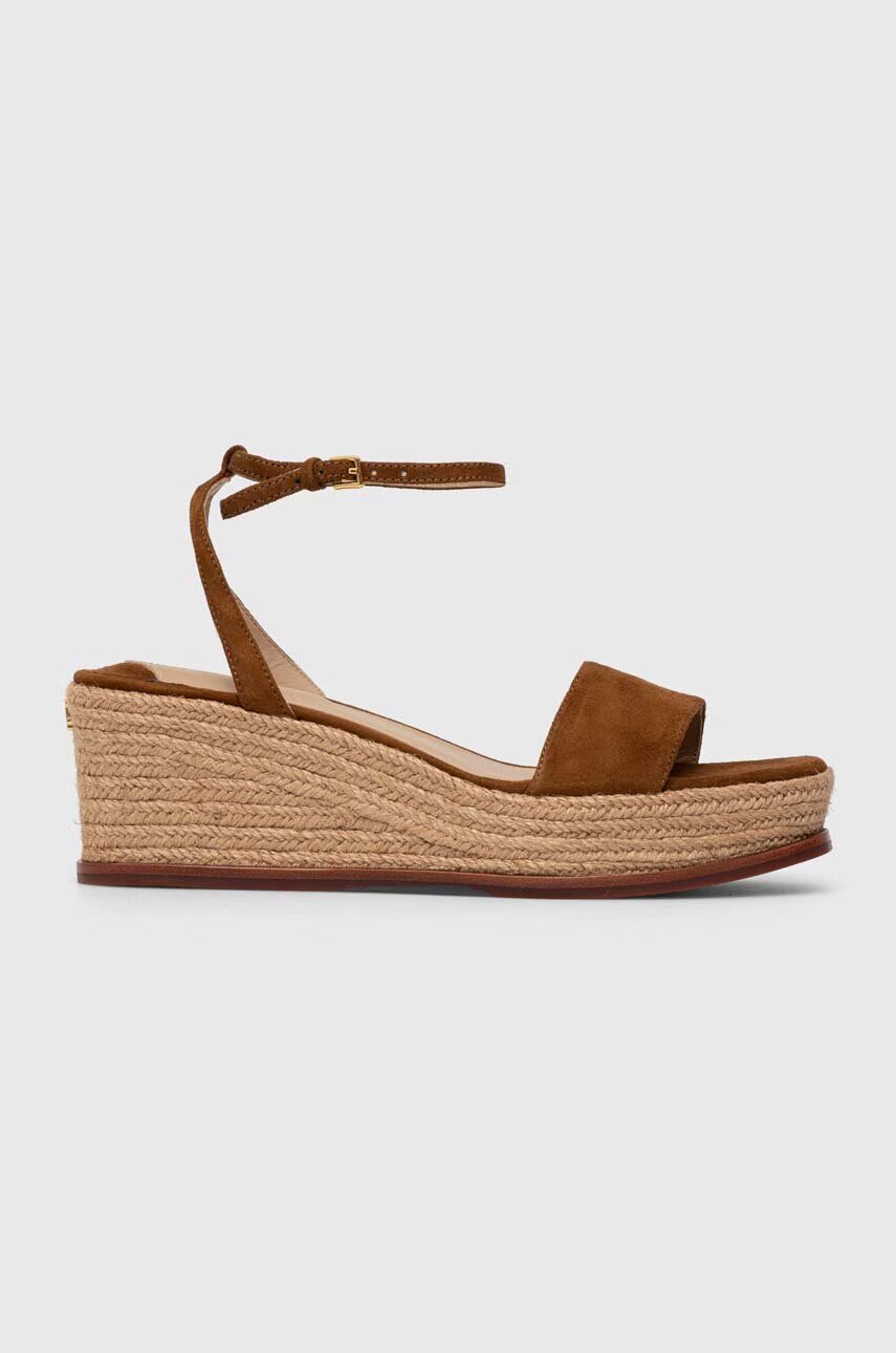 Lauren Ralph Lauren Велурени сандали Lauren Ralph Leona