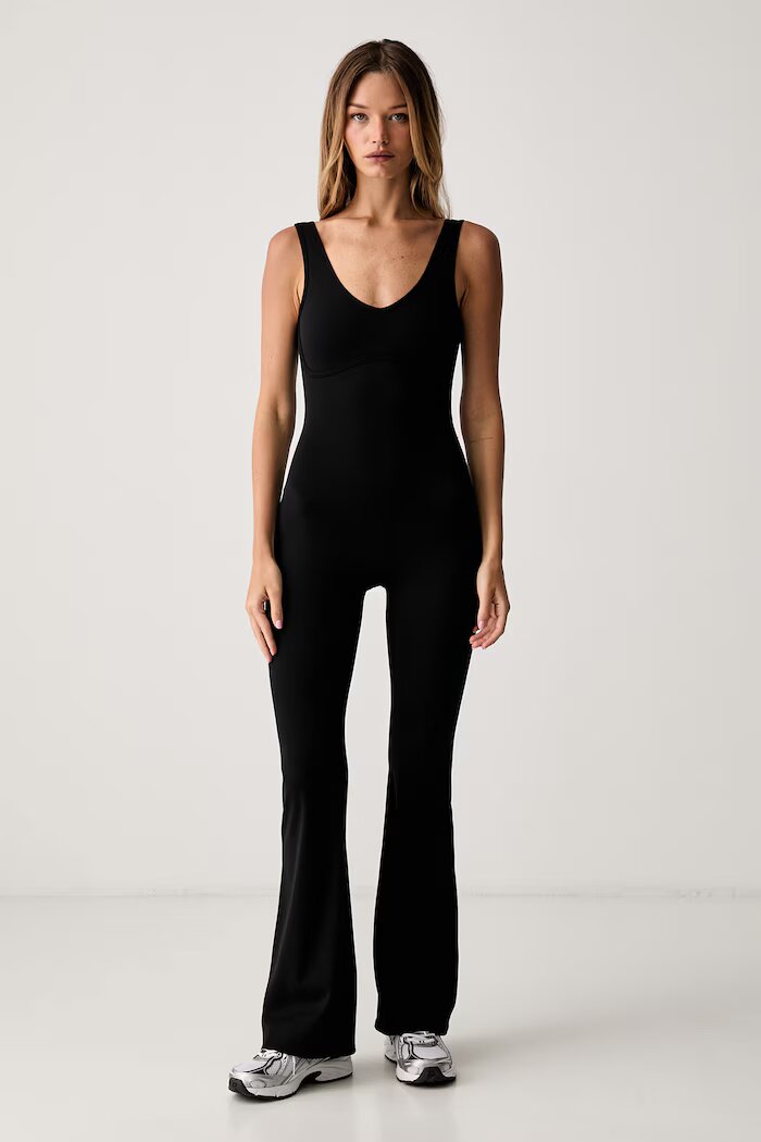 le privé гащеризон дамски COMFORT FLARE JUMPSUIT черен LP00716