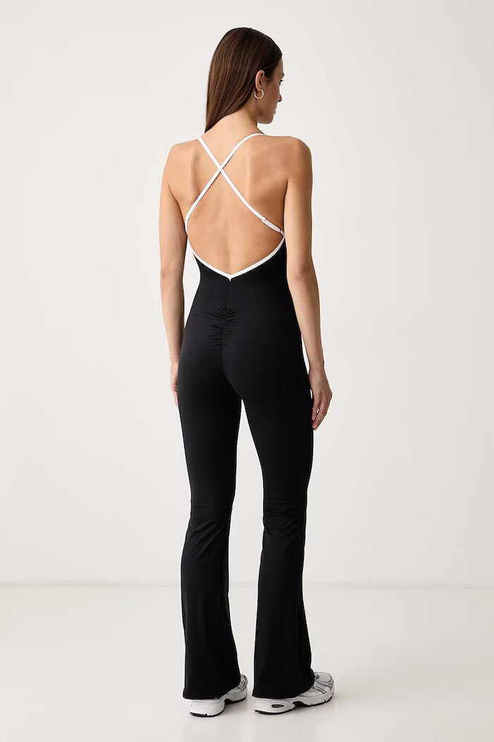 le privé гащеризон дамски VARSITY JUMPSUIT черен LP00707