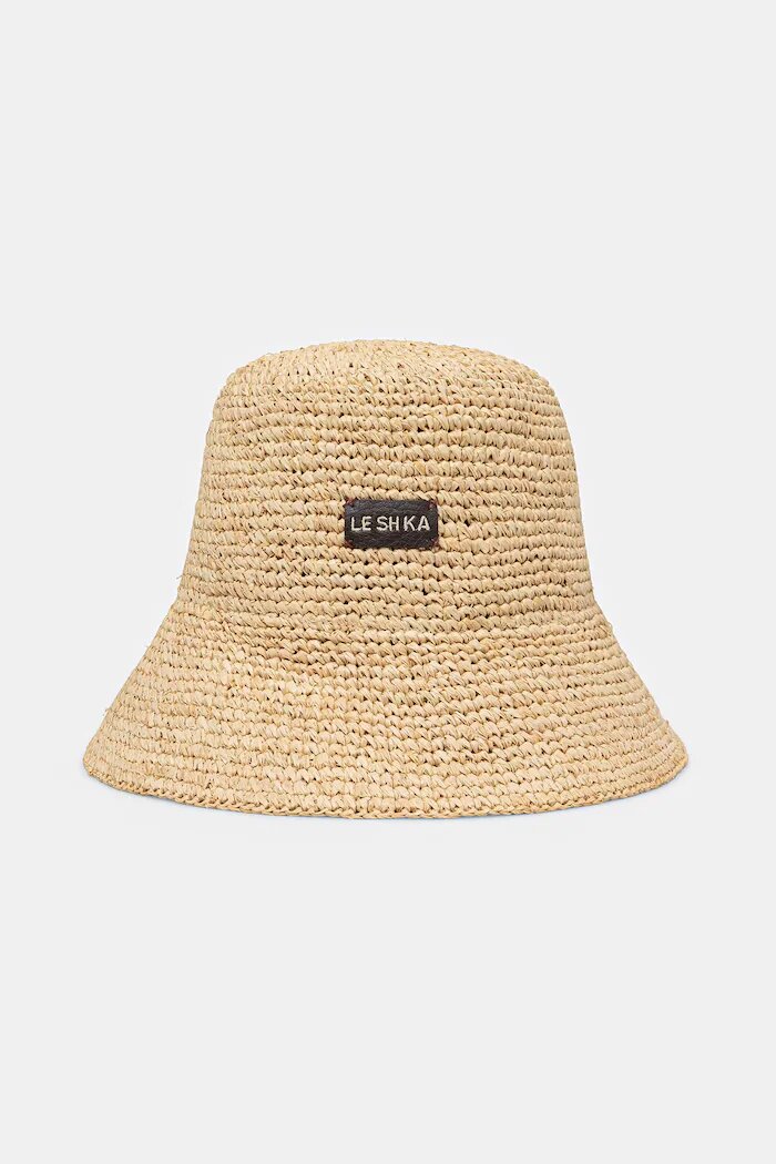 LE SH KA headwear сламена шапка дамска бежова